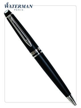 Waterman Expert III Expert 3 Matte / Chrome Ballpoint Pen Black